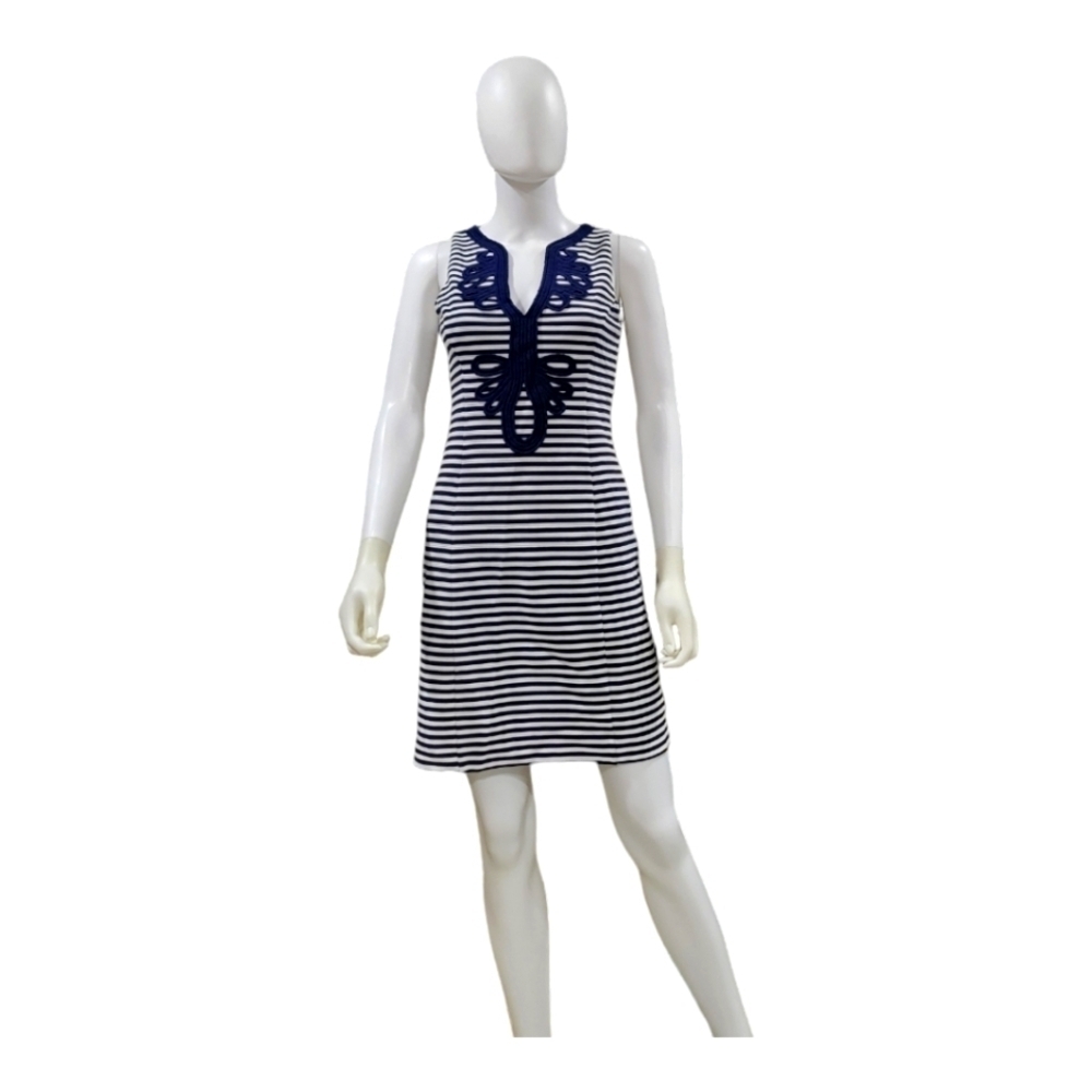 Lilly Pulitzer Navy and White Striped Dress
